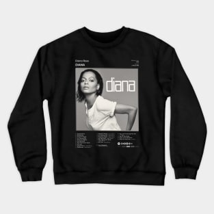 Diana Ross - Diana Tracklist Album Crewneck Sweatshirt